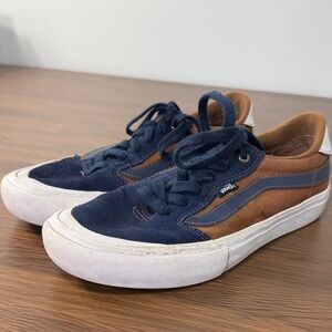 Vans‎ Men's 112 Pro Blue and Brown Sneakers Sz 7
